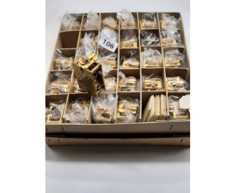 30 BRAND NEW MINIATURE CARRIAGE CLOCK MOVEMENTS