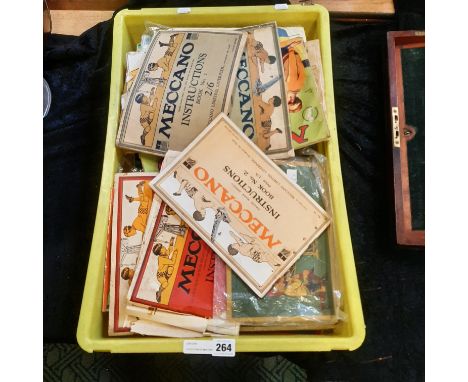 COLLECTION OF MECCANO INSTRUCTION BOOKS