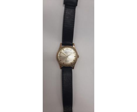 9CT GOLD ROTARY GENTS VINTAGE WATCH