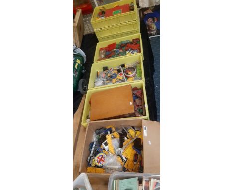SEVEN BOXES OF MIXED MECCANO