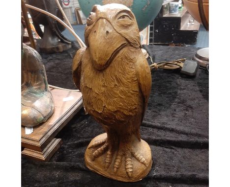 MARTIN BROTHERS STYLE POTTERY BIRD - 27CMS (H)