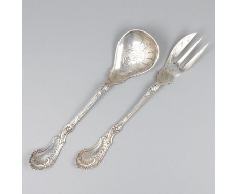 Cast models with richly embossed and engraved decorations. Netherlands, Voorschoten, J.M. van Kempen &amp; Zonen, 1901, hallm