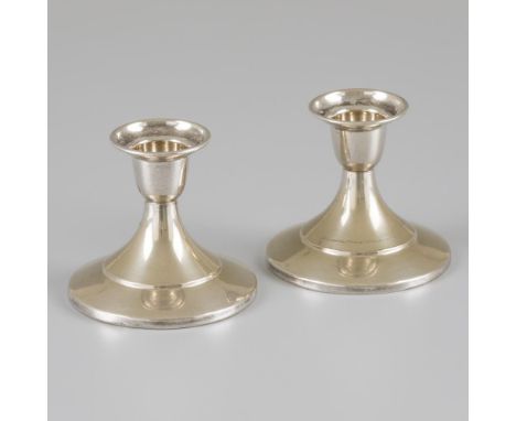 Low model with filled foot. The Netherlands, Haarlem, W. Burger &amp; sons, 1952-1975, hallmarks: sword, maker's mark - light