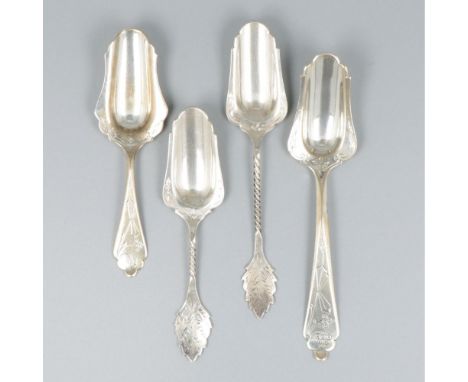 Various versions, of which 2 with partly twisted stem. The Netherlands, Schoonhoven / ?, Andries Cornelis Kooiman (2x) / ?, 1