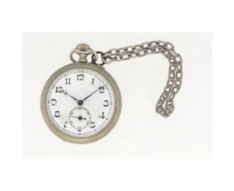 Case: steel - manual-winding - chain - condition: fair - diameter: 49 mm - plexiglass - movement in working order but does st