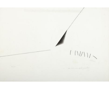 Leopoldo Novoa (1919-2012)Untitled Lithograph, 38 x 56.5cm Signed, No. 33/65 and inscribed with personal dedication to Cecil 