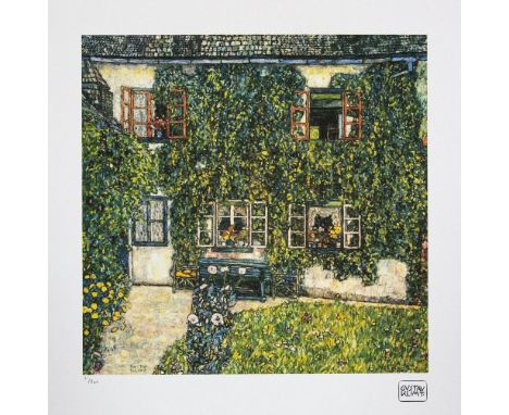Gustav Klimt (after) 'Forester House in Weissenbach on the Attersee' limited edition of 200, chromolithography, plate signed 