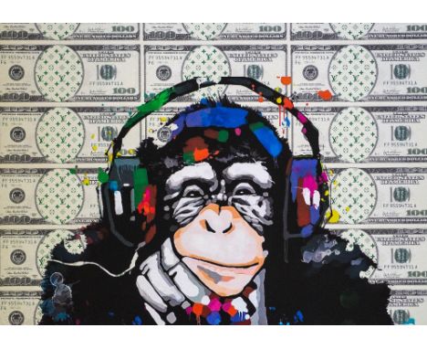 DEATH NYC Signed Fine Art Print with COA , DEATH NYC  is a New York City-based street artist. Her pseudonym is an acronym for