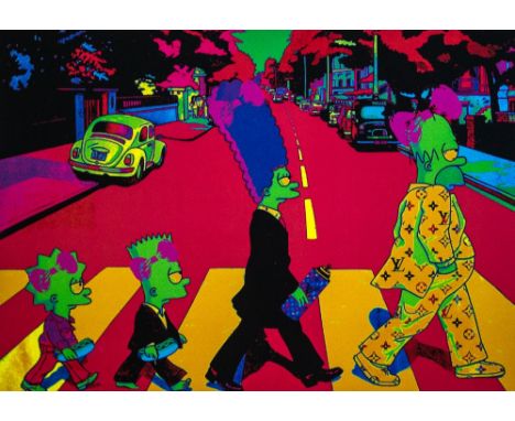 DEATH NYC Signed Fine Art Print with COA , DEATH NYC  is a New York City-based street artist. Her pseudonym is an acronym for
