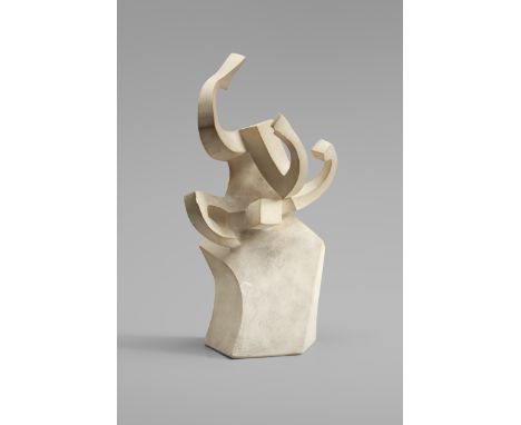 Wauer, William -- Der SturzGips. 1921/wohl späterer Guss.Ca. 43 x 17 x 19,5 cm.Verso seitlich unten signiert "W.WAUER.".Gesch