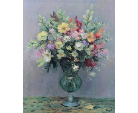 MARCEL DYF (1899 - 1985) LES FLEURS, a Frost &amp; Reed Ltd Ed print No. 270/500, framed under glass. 46 x 56cm