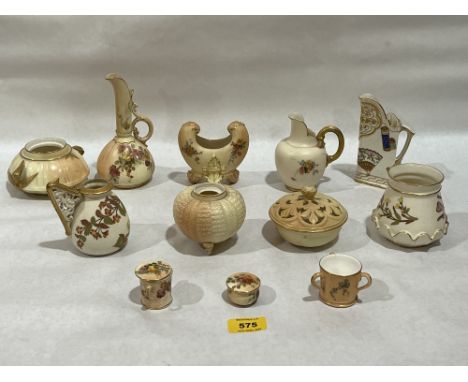A collection of small items of Royal Worcester ceramics.
