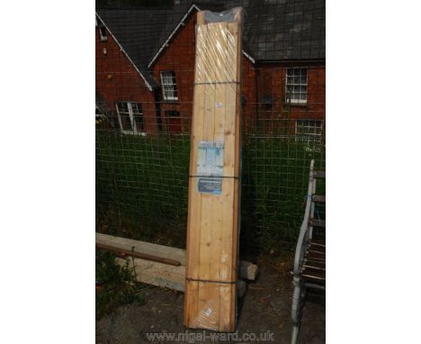 A Wickes softwood tall gate kit.