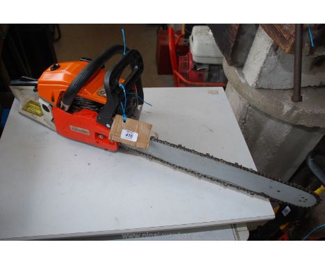 A MT9999 petrol Chainsaw.