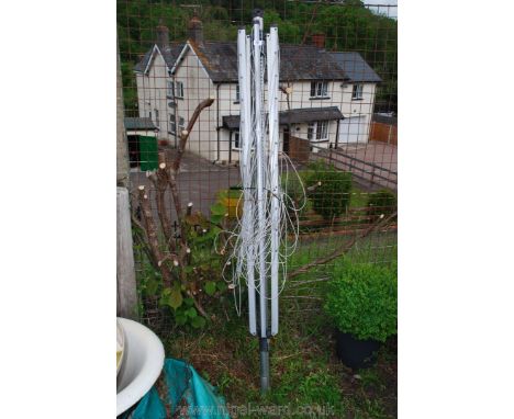 A four arm rotary Clothes Line.