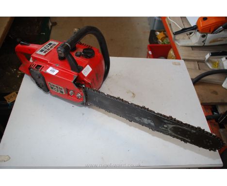 An Open 145 petrol Chainsaw.