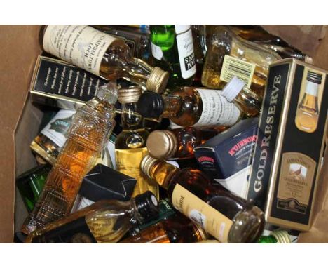 LARGE LOT OF BLENDED SCOTCH WHISKY MINIATURES
Approximately 100 items, including Bailie Nicol Jarvie, Campbeltown Loch and Ch
