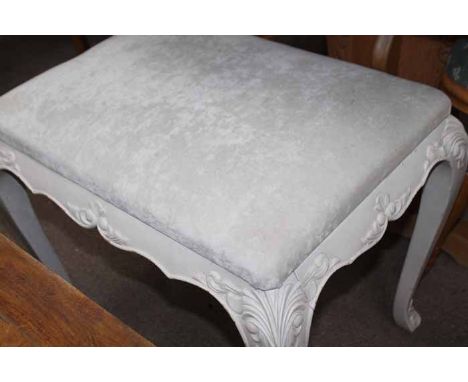 PAINTED DRESSING STOOL