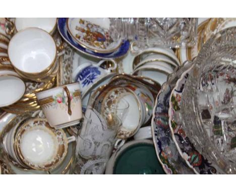 LOT OF MIXED CERAMIC PART TEA SETS, ETC