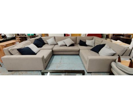 BESPOKE SOFA LONDON SECTIONAL SOFA, 447cm x 280cm x 86cm. 