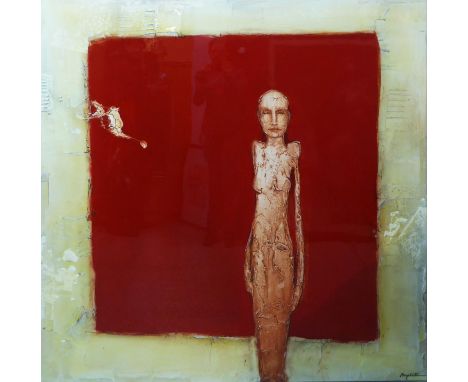 SYLVAIN TREMBLAY (Canadian b.1966) 'Dimension Urbaine', acrylic and enamel on canvas, signed lower right, also signed and tit