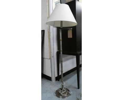 RALPH LAUREN FLOOR LAMP, 149cm H with shade, articulating arm. 