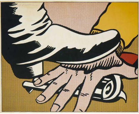 Roy Lichtenstein (American 1923-1997), 'Foot and Hand', 1964, offset lithograph in colours on wove paper, signed in pencil, a
