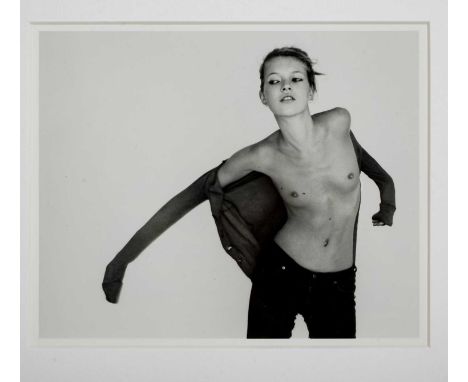 Corinne Day (British 1965-2010), 'Kate Moss (Save The Day)',1993, gelatin silver print, signed by Kate Moss, titled, dated an