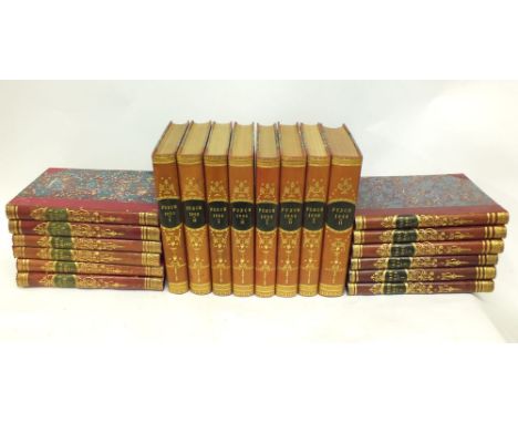 PUNCH, or the London Charivari, 1841-1960, vols 1 - 239 bound in 197. 4to. Issue no. 1 July 17th 1841 to issue no. 6276 Dec 2