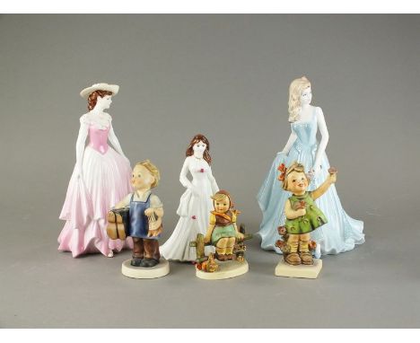 Coalport figures of ladies to include Andrea, Sweet Harmony, Linda from the Ladies of Fashion series, a small quantity of Goe