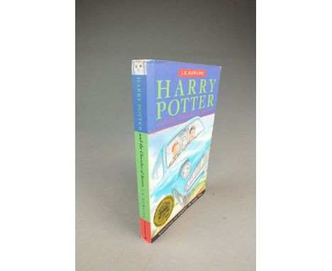 ROWLING, J K, Harry Potter and the Chamber of Secrets, 1998. First paperback edition, first issue, signed by J K Rowling on t