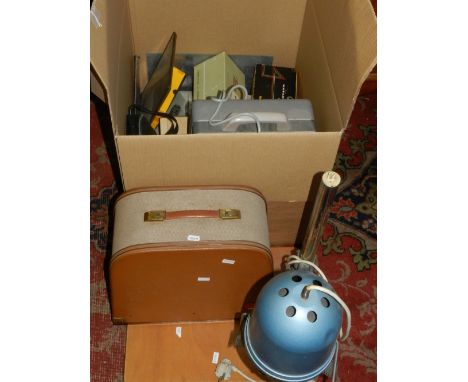 A quantity of camera and photographic equipment, including a enlarger and other dark-room items, (qty).