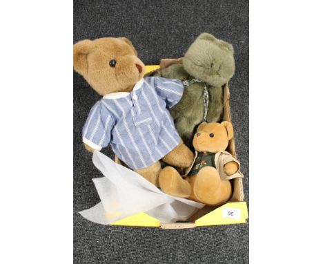 An English Toy Company teddy bear together with two other bears 