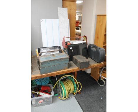 A quantity of tools, toolbox etc 
