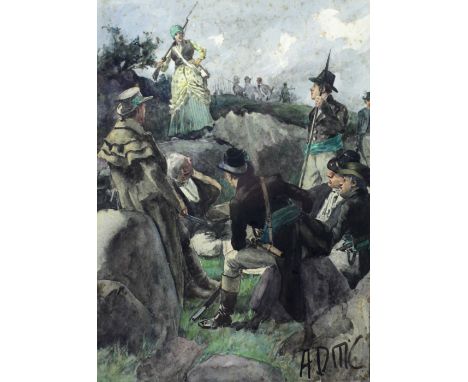 Arthur David Mc Cormick, R.F.G.S. (1860 - 1943)1798 Watercolours: Book Illustrations: An important Group of five large origin