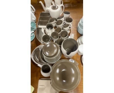 A very extensive Poole pottery part tea and dinner service.