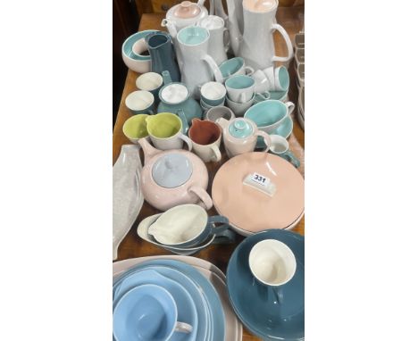An extensive group of Poole pottery tea, coffee and dinner china, etc.