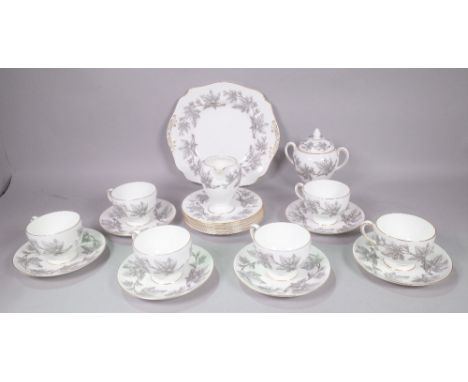 A WEDGWOOD GREY TEA SERVICE