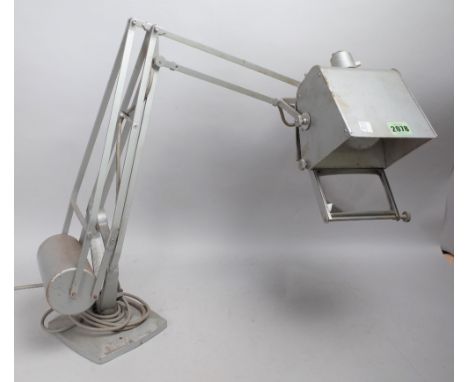 AN UNUSUAL HEAVY DUTY HERBERT TERRY ANGLEPOISE LAMP