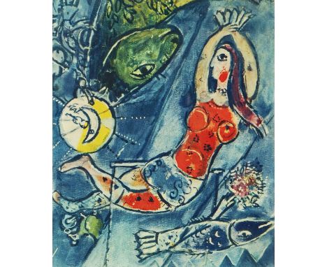 AFTER MARC CHAGALL (4)The blue circusreproduction print15 x 21cmtogether with three further reproduction prints, two after af