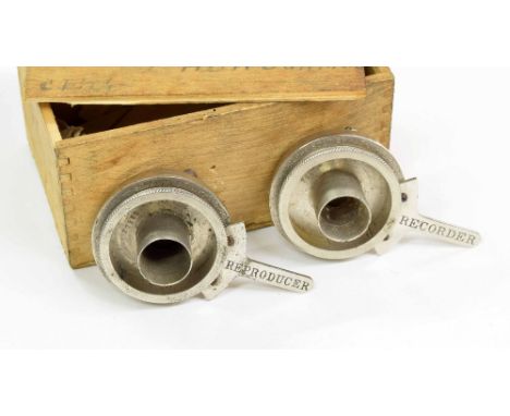 Edison Type A phonograph reproducer and recorder, circa 1900 (2)