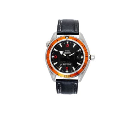  Omega, Seamaster Planet Ocean, ref. 168.1652, a stainless steel wristwatch,   automatic movement, 27 jewels, adjusted to 5 p