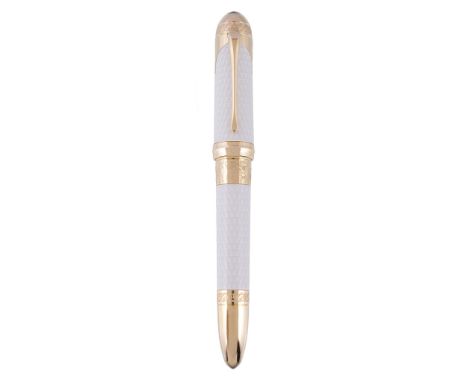  Montblanc, Patron of Art, Max Von Oppenheim, 888, a limited edition fountain pen,   no.649/888, 2009, the ivory lacquer cap 