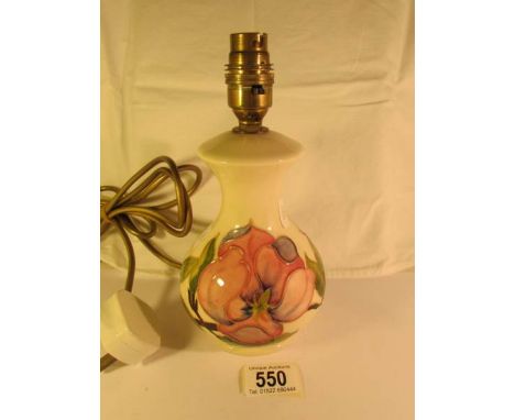A Moorcroft lamp base