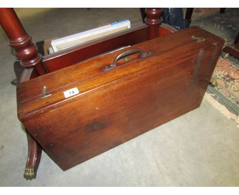 A mahogany tool box