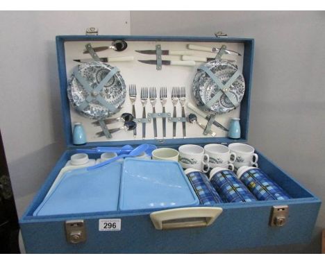 A hard case picnic hamper