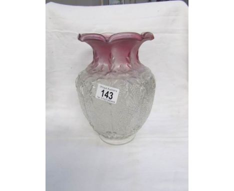 A vintage lamp shade