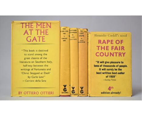 A Set of Five Vintage Novels, All With Dust Jackets to Include, Rape of The Fair Country by Alexander Cordell, 4th Impression