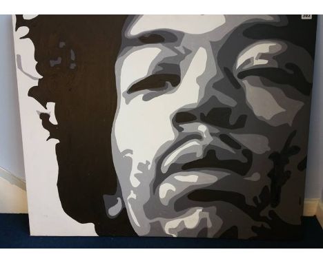 Modern oil of Jimi Hendrix