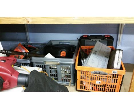 3 Boxes of tools